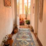 Tapis de couloir motif