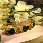 Bracelet bug noir et orange
