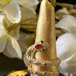 Bague spirale Serpent