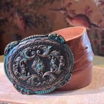 Ceinture Fleur en relief